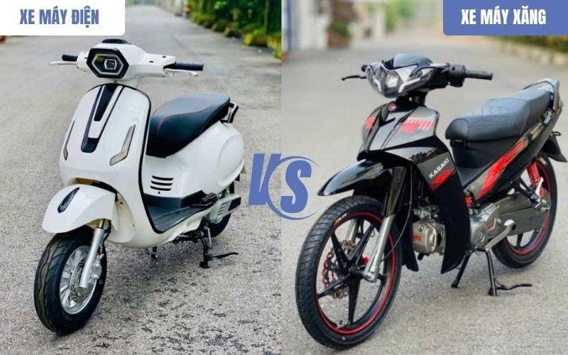 Nên mua xe máy điện hay xe máy xăng? [Tư vấn]