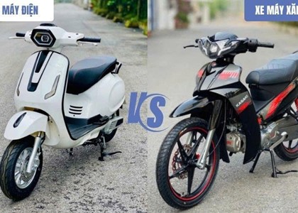 Nên mua xe máy điện hay xe máy xăng? [Tư vấn]