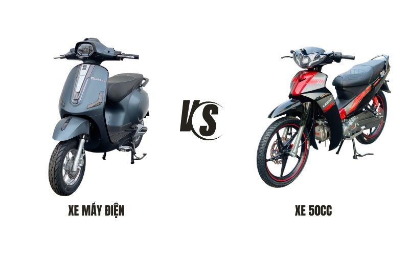 Xe máy điện và xe 50cc: Chọn phương tiện nào phù hợp?
