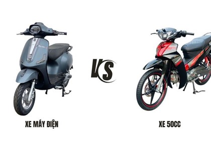 Xe máy điện và xe 50cc: Chọn phương tiện nào phù hợp?